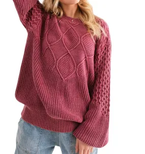 And The Why - Classic Feelings Textured Sweater
