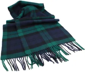 Biddy Murphy 100% Irish Lambswool Plaid Scarf, Soft & Warm, Celtic Tartan Pattern, Imported