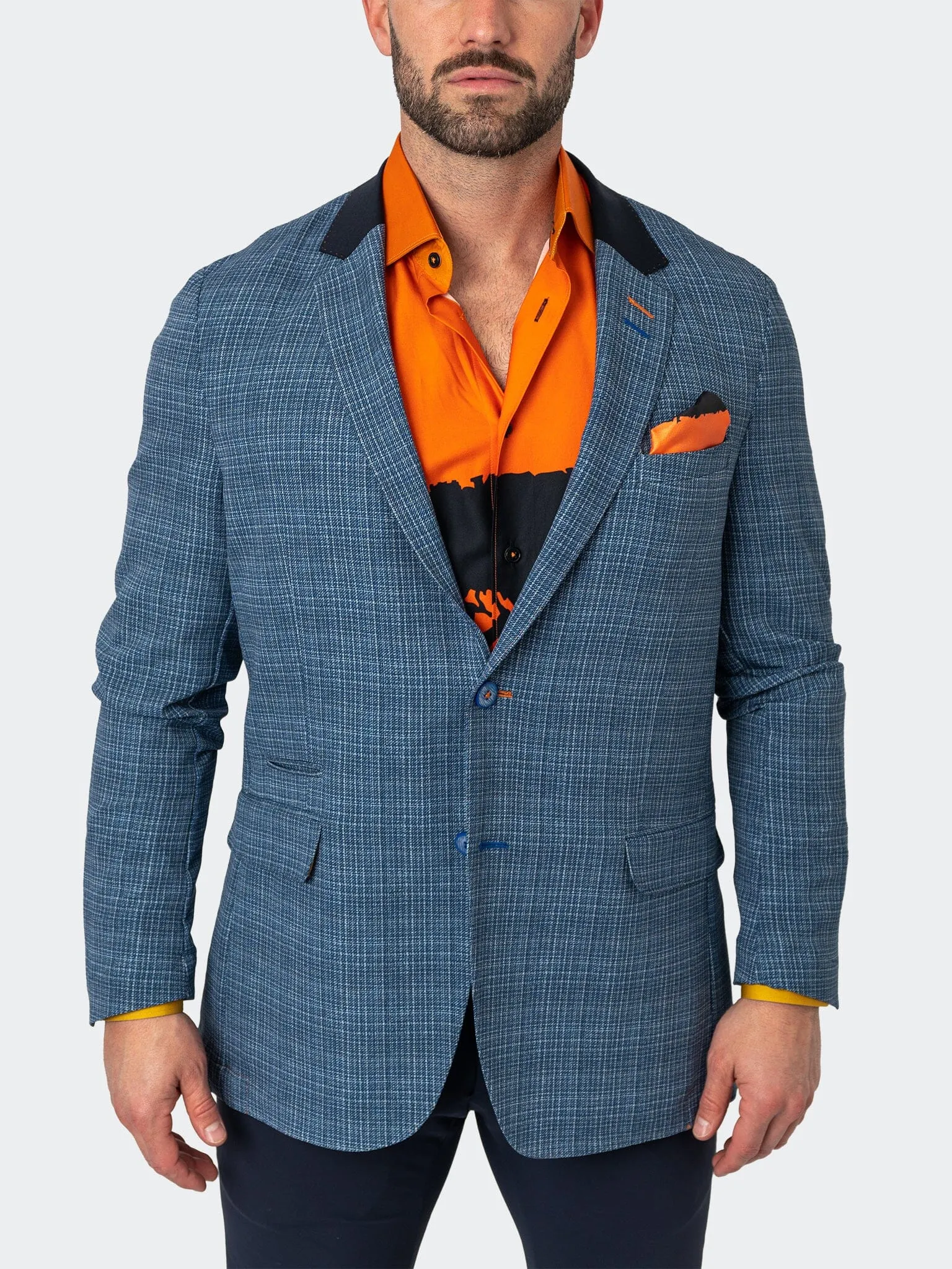 Blazer Unconstructed Preppy Blue
