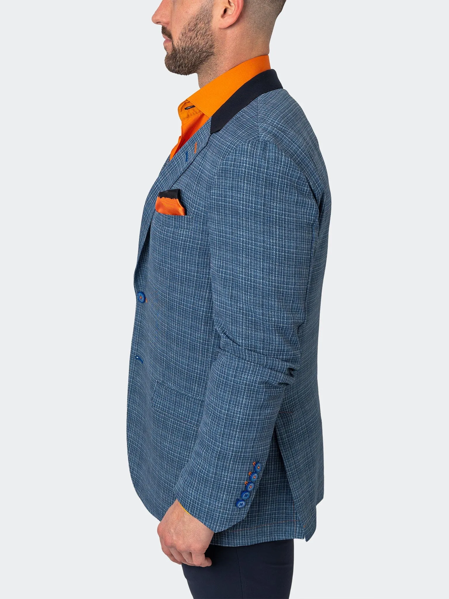 Blazer Unconstructed Preppy Blue