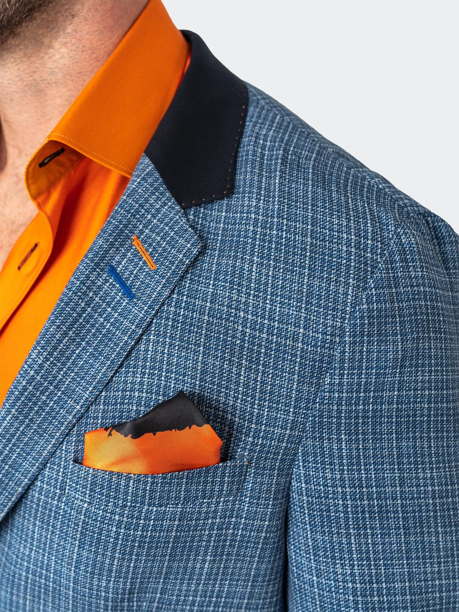 Blazer Unconstructed Preppy Blue