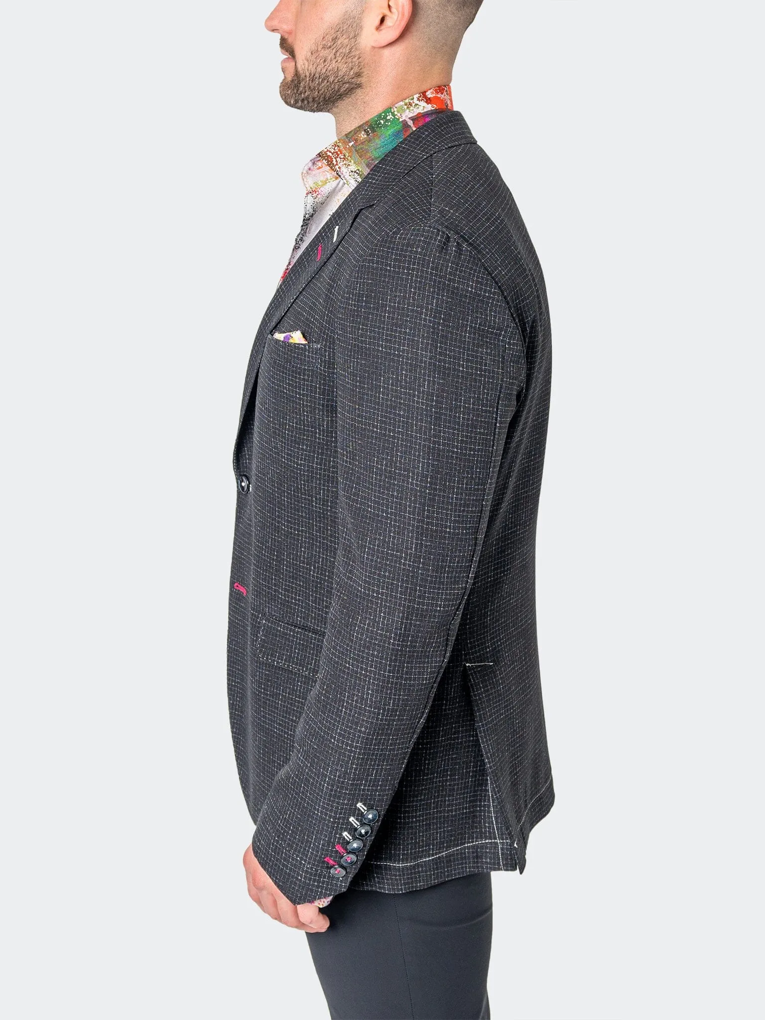 Blazer Unconstructed Squared Black