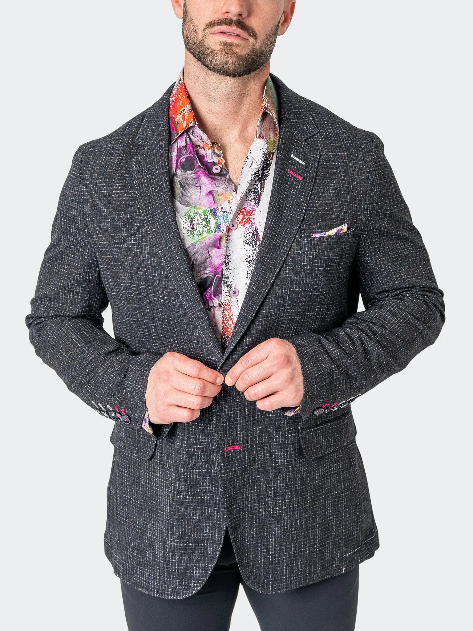 Blazer Unconstructed Squared Black