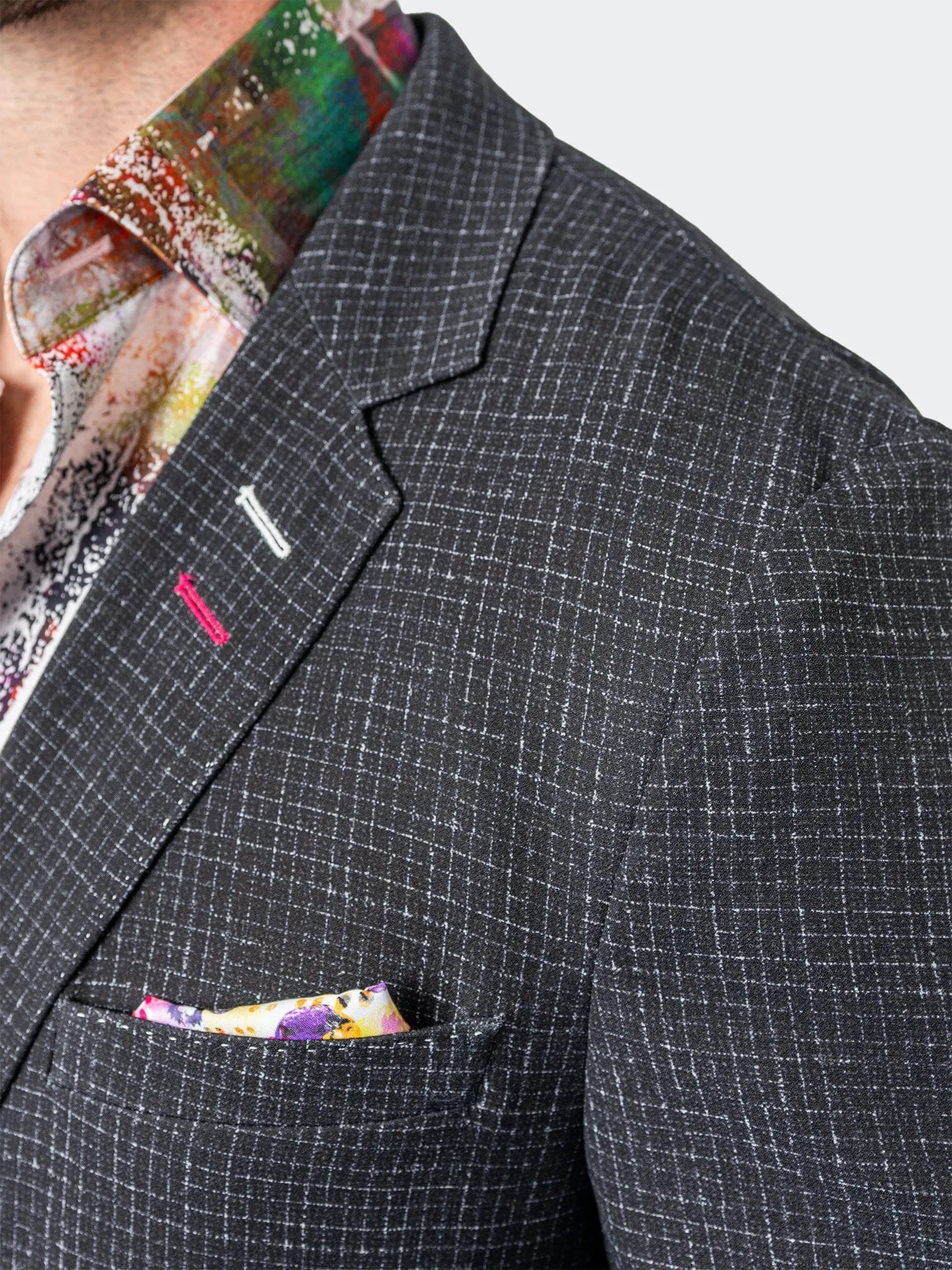 Blazer Unconstructed Squared Black