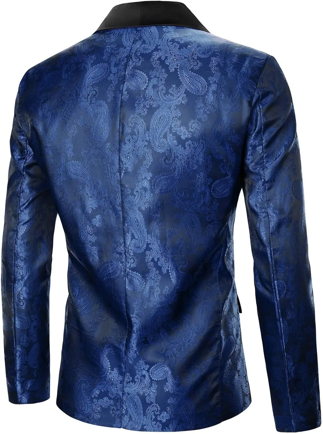 Blazers for Men Suit Casual Single-breasted Buckle Men's Fashion Lapels Jacket Printed Men's Coats Tuxedo Jacket