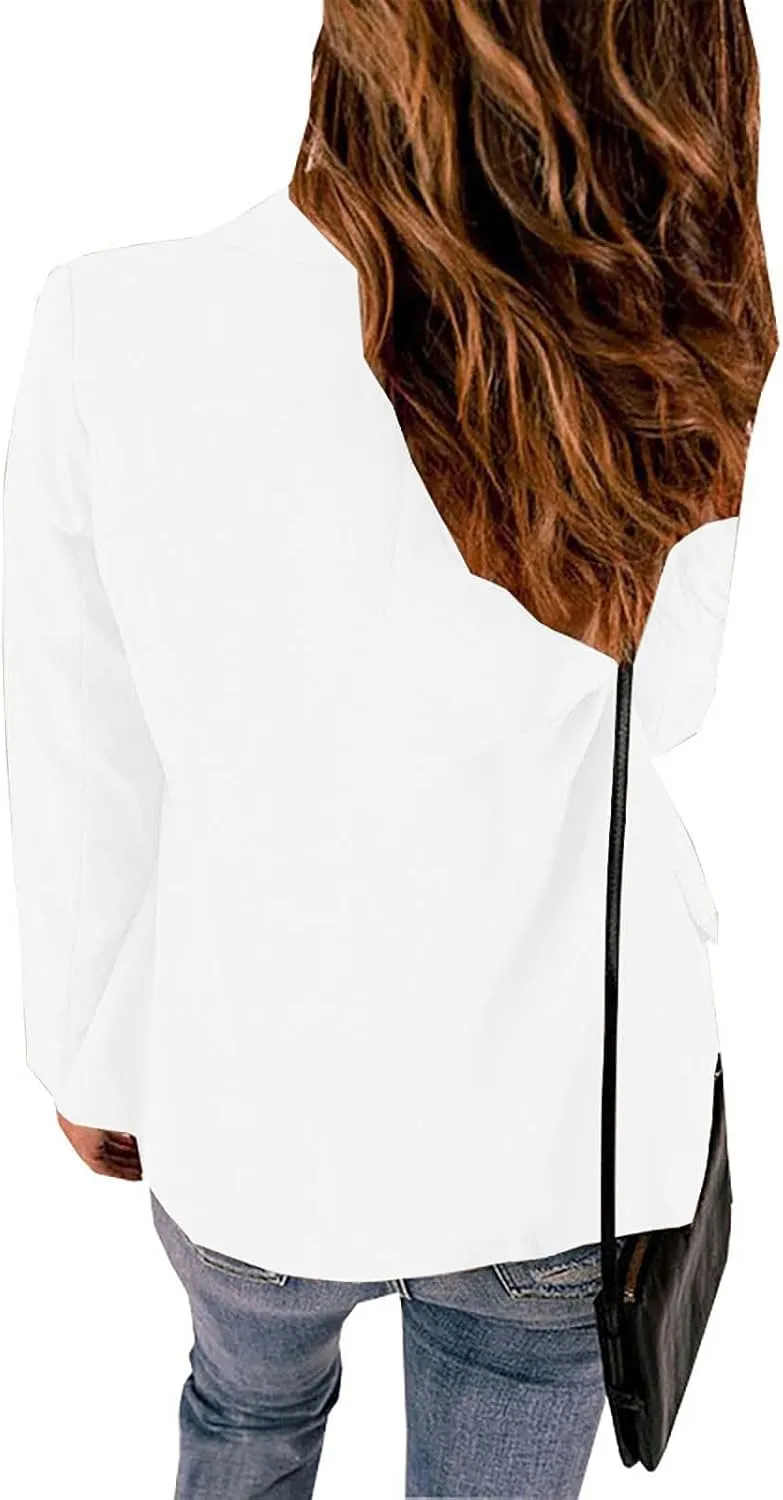 Blazers for Women Business Casual Open Front Long Sleeve Work Office Suit Jackets Blazer Dressy Workwear Outwear