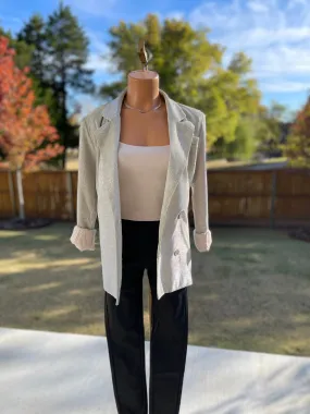 Champagne Boyfriend Blazer