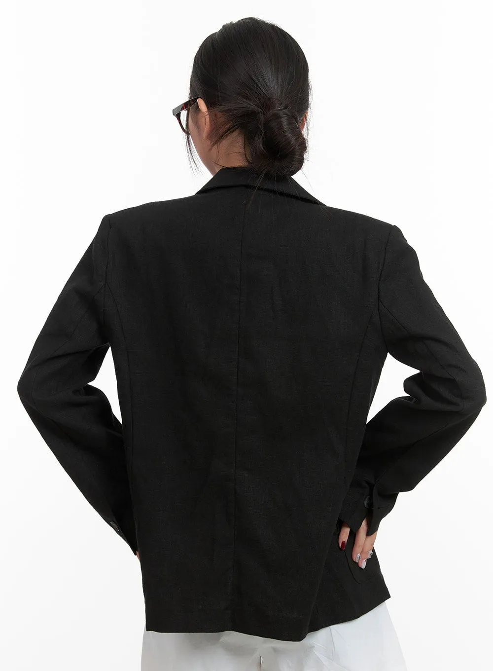 Cotton Blend Blazer OA419