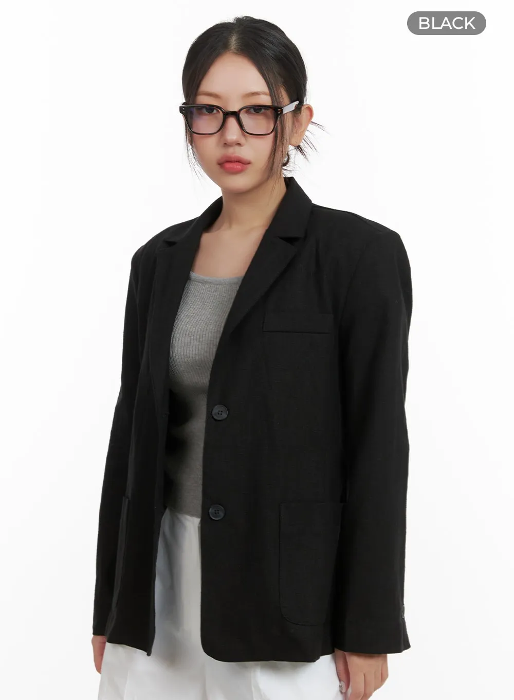 Cotton Blend Blazer OA419