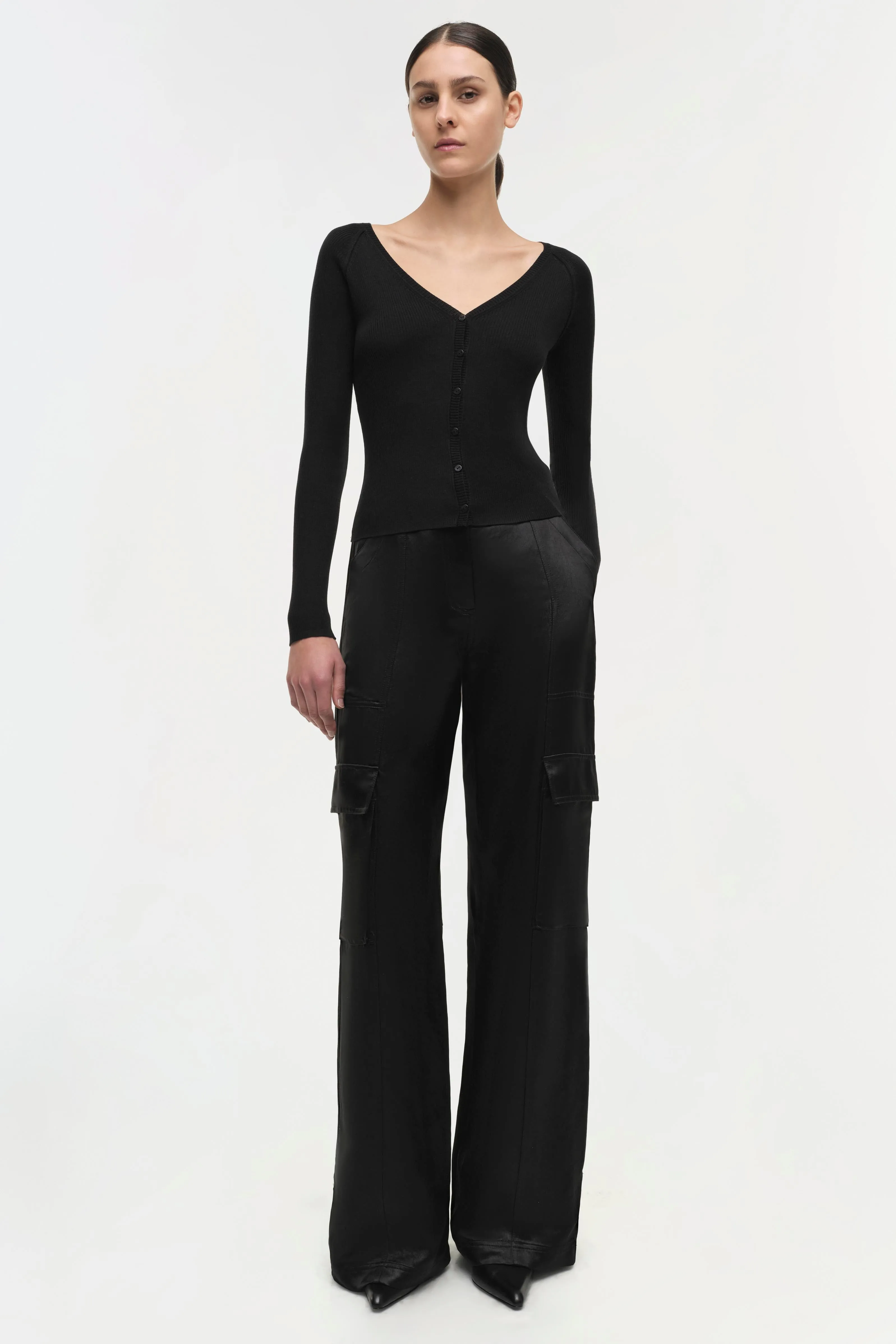Darlene Silk Cashmere Cardigan