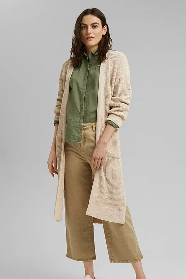 Esprit Cotton Blend Cardigan