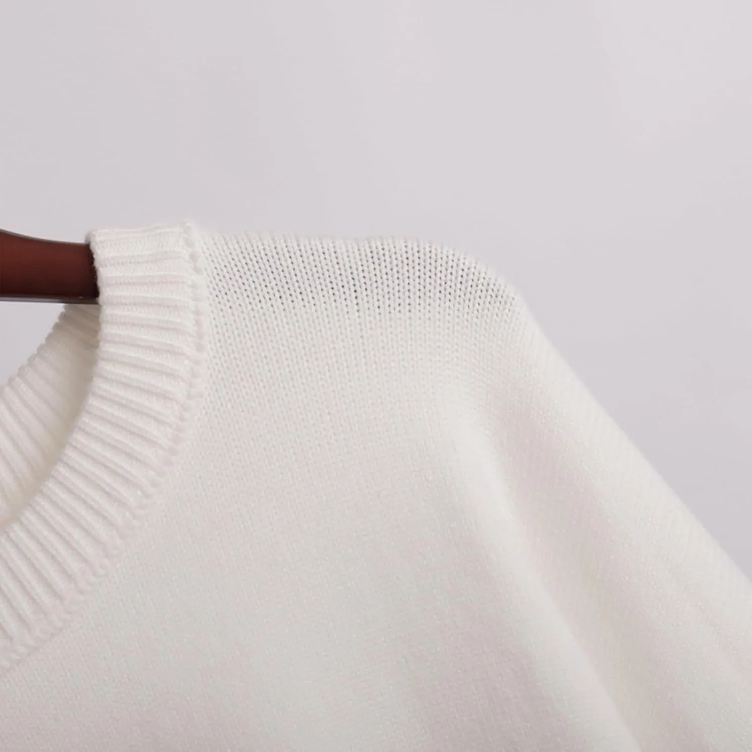 Fall Sweaters for Women 2024 Oversized Crew Neck Pullover Sweater Long Sleeve Chunky Knit Sweater