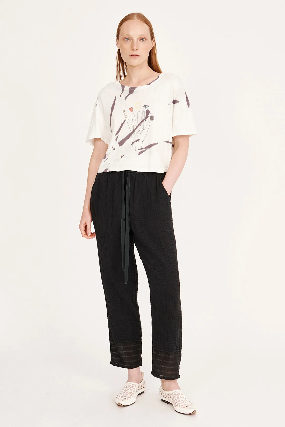 Gauze Black Overland Pant
