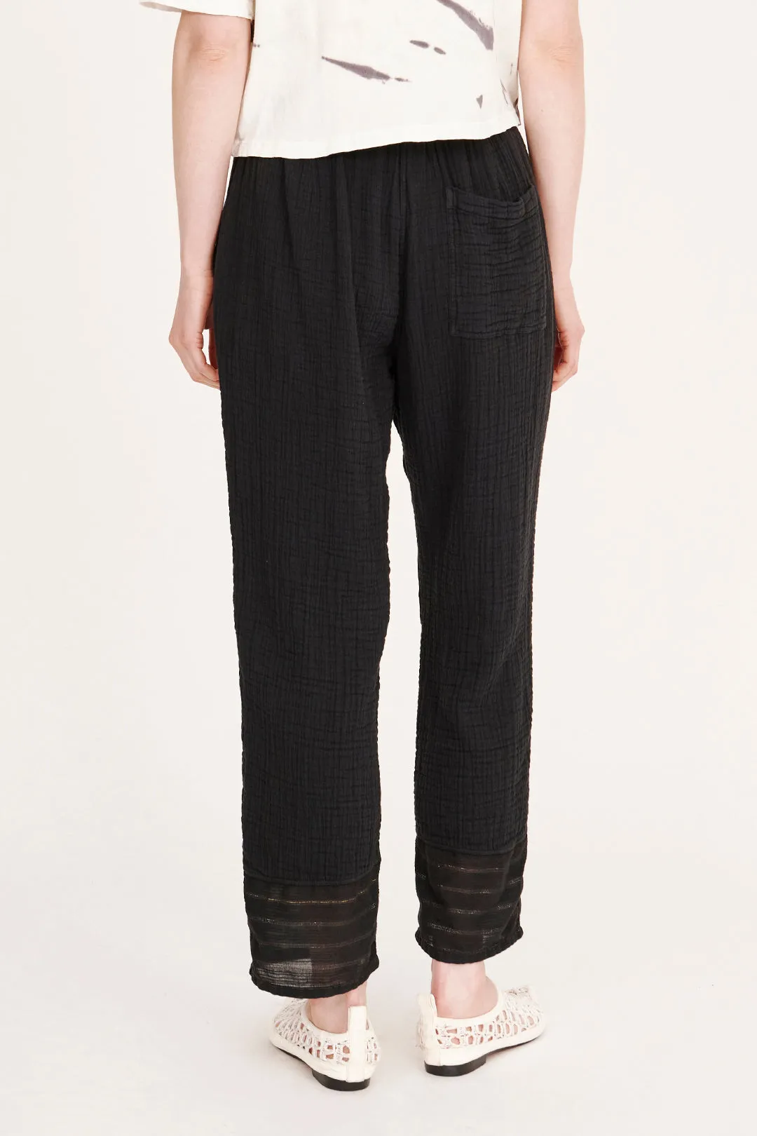 Gauze Black Overland Pant