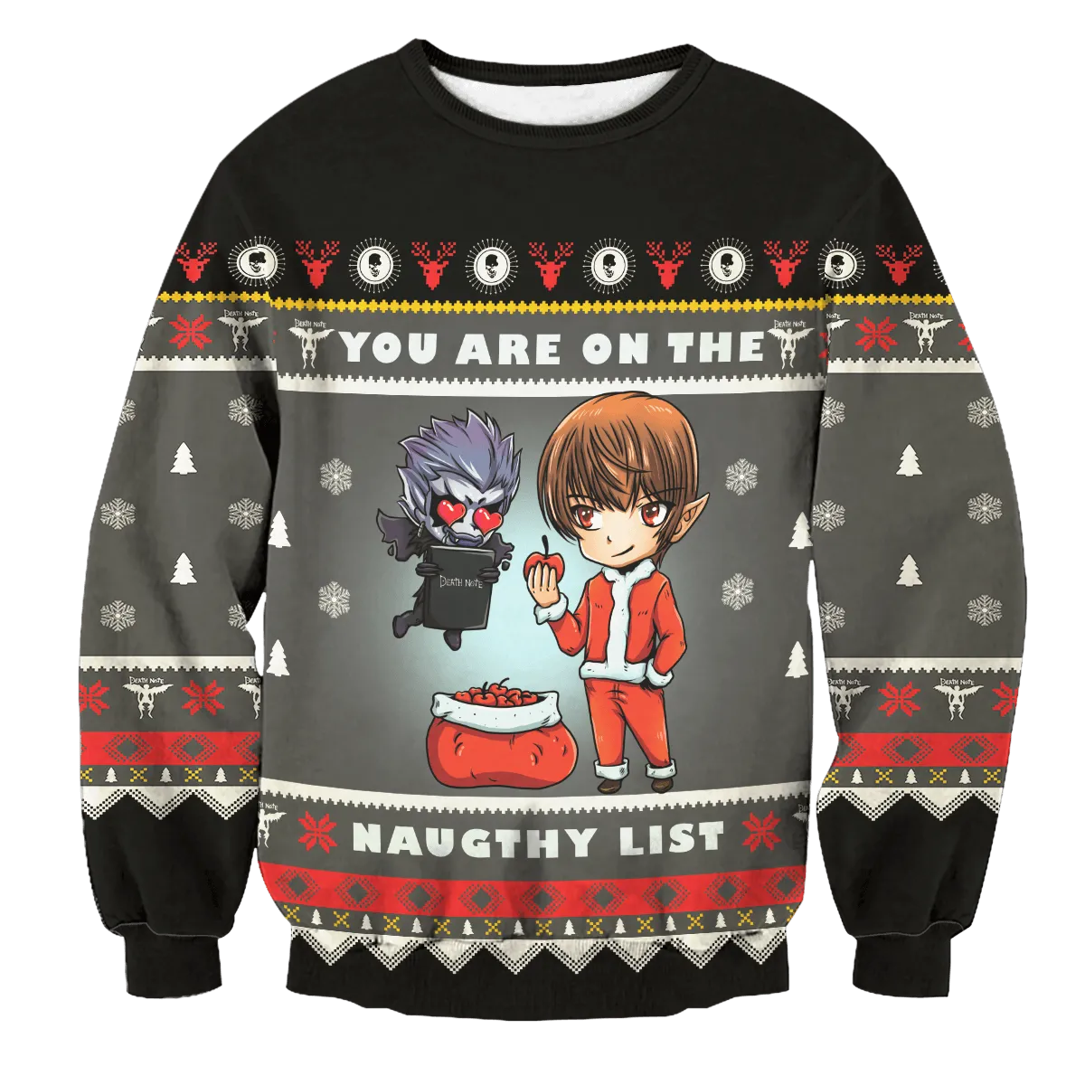 Giftngon - Yagami Naughty List Unisex Wool Sweater