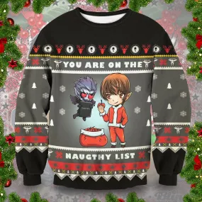 Giftngon - Yagami Naughty List Unisex Wool Sweater
