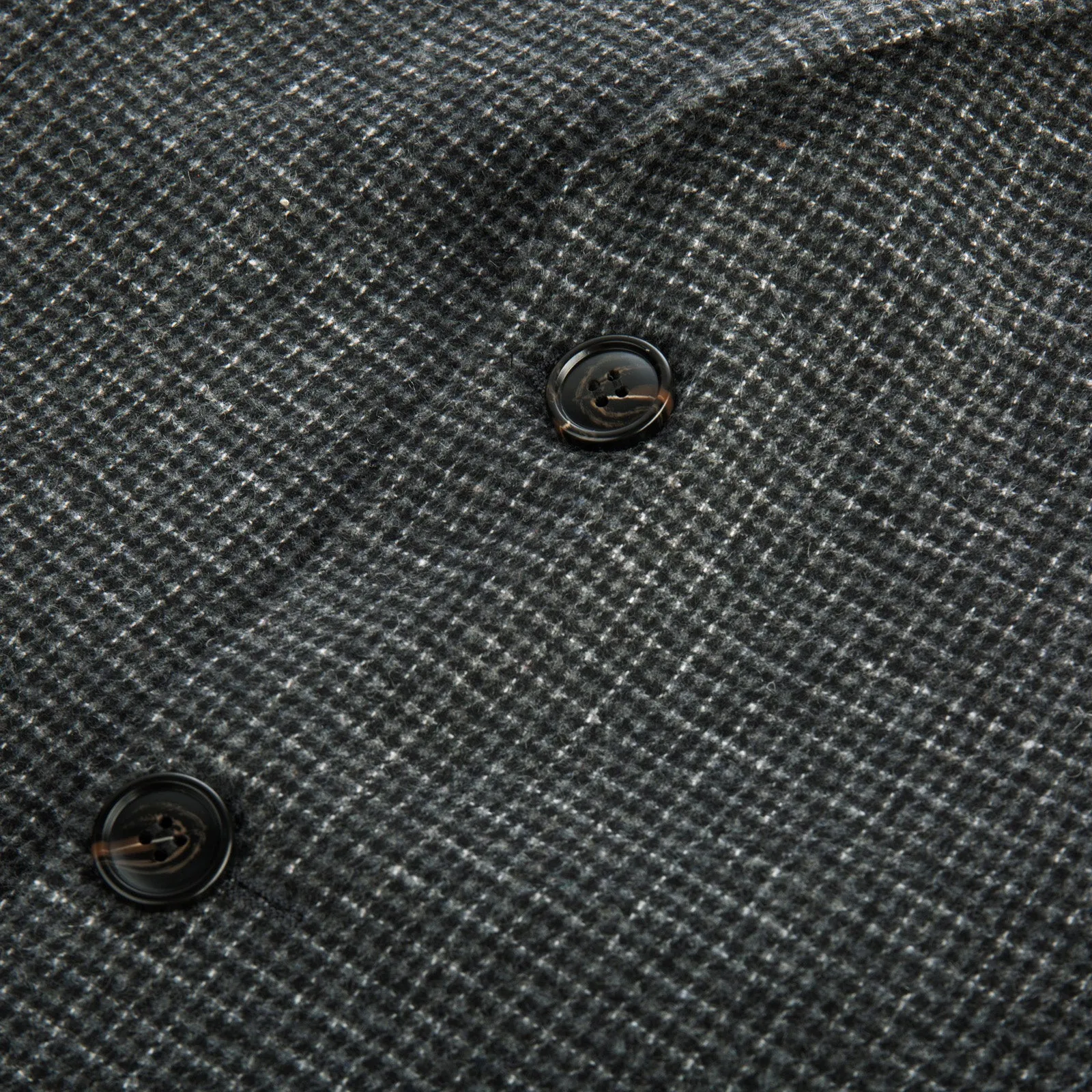 Herringbone Tweed Two Buttons Blazer British Wool Blend Sport Coat Jacket
