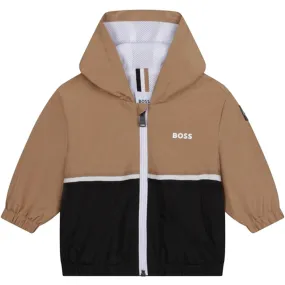 Hugo Boss Baby Hooded Windbreaker Black