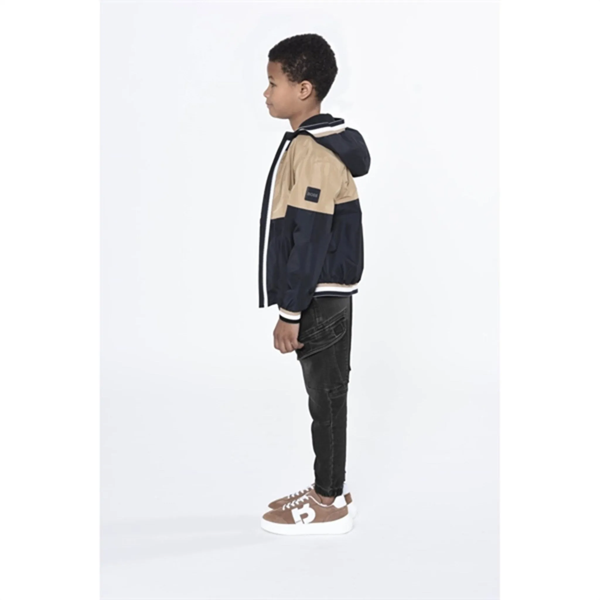 Hugo Boss Hooded Windbreaker Black