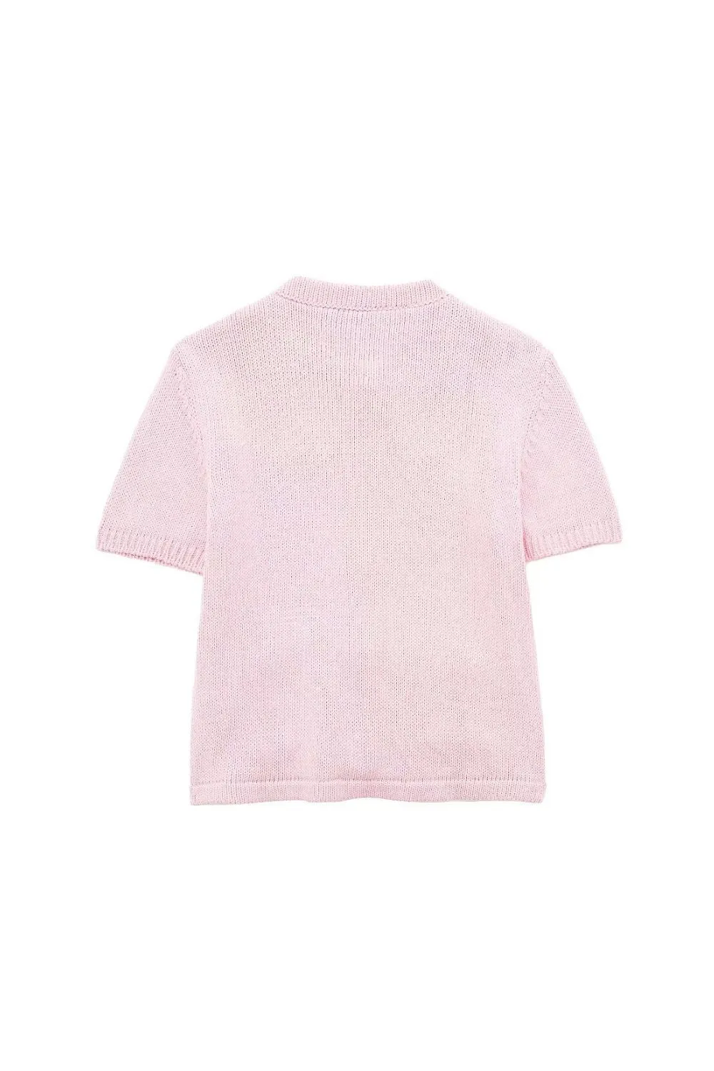 'Khanna' Minimalist Crystal-Embellished  Knit Cardigan