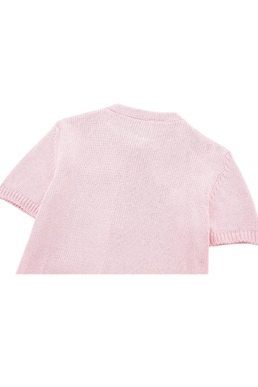 'Khanna' Minimalist Crystal-Embellished  Knit Cardigan
