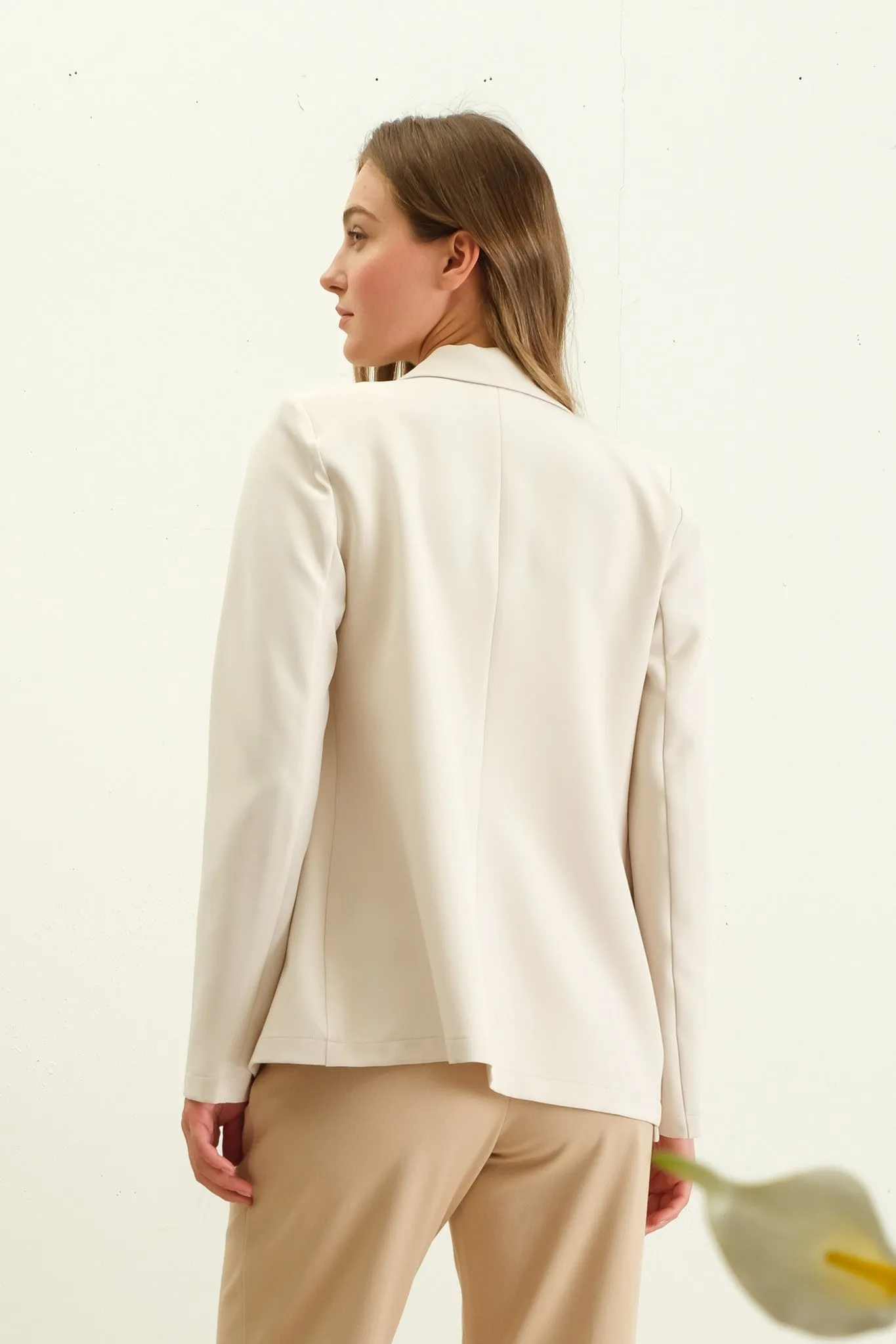 Marie Double Breasted Blazer Khaki