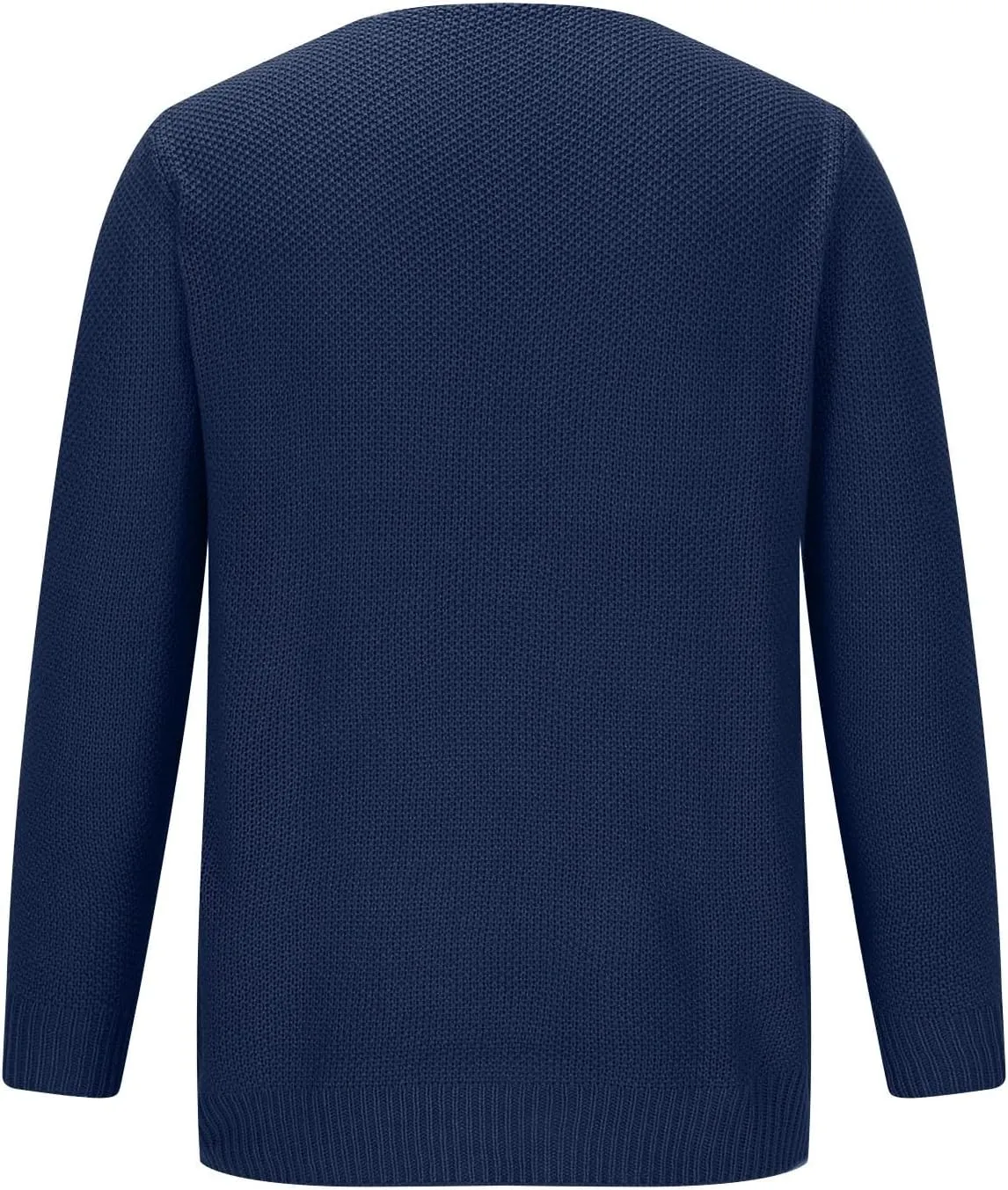 Men's Autumn Winter Sweaters V Neck Casual Lightweight Knitted Jumper Solid Long Sleeve Fashion Sweater Tops