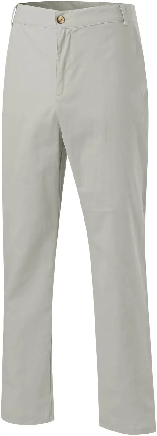 Men's Mens Solid Color Pants Simple Business Straight Suit Pants Breathable Athletic Summer Comfy Fashion Trousers
