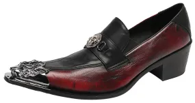 Men's Metal Tip Western Loafers