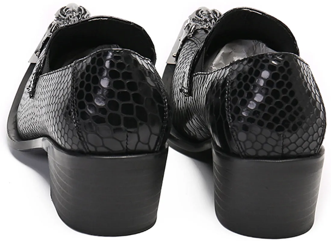 Men's Metal Tip Western Loafers