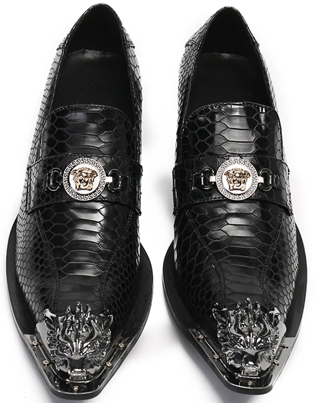 Men's Metal Tip Western Loafers