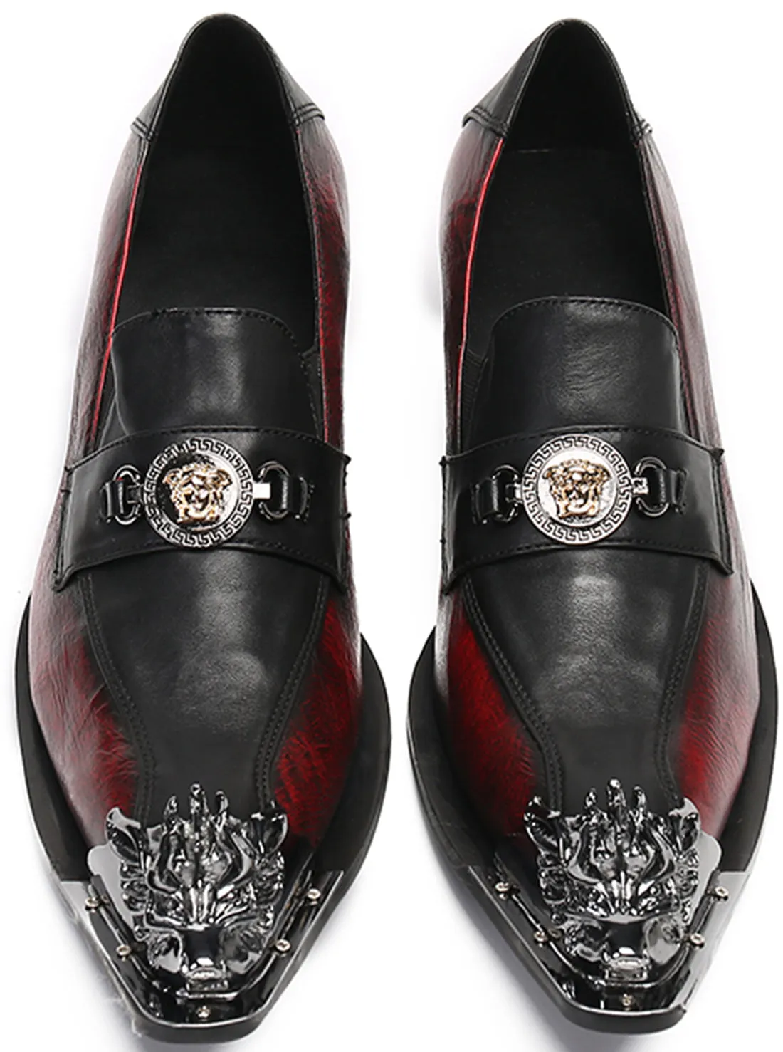 Men's Metal Tip Western Loafers