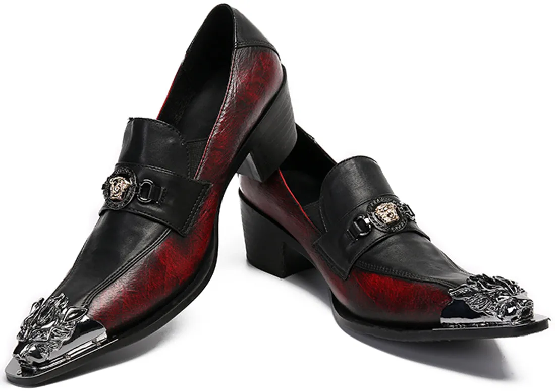 Men's Metal Tip Western Loafers