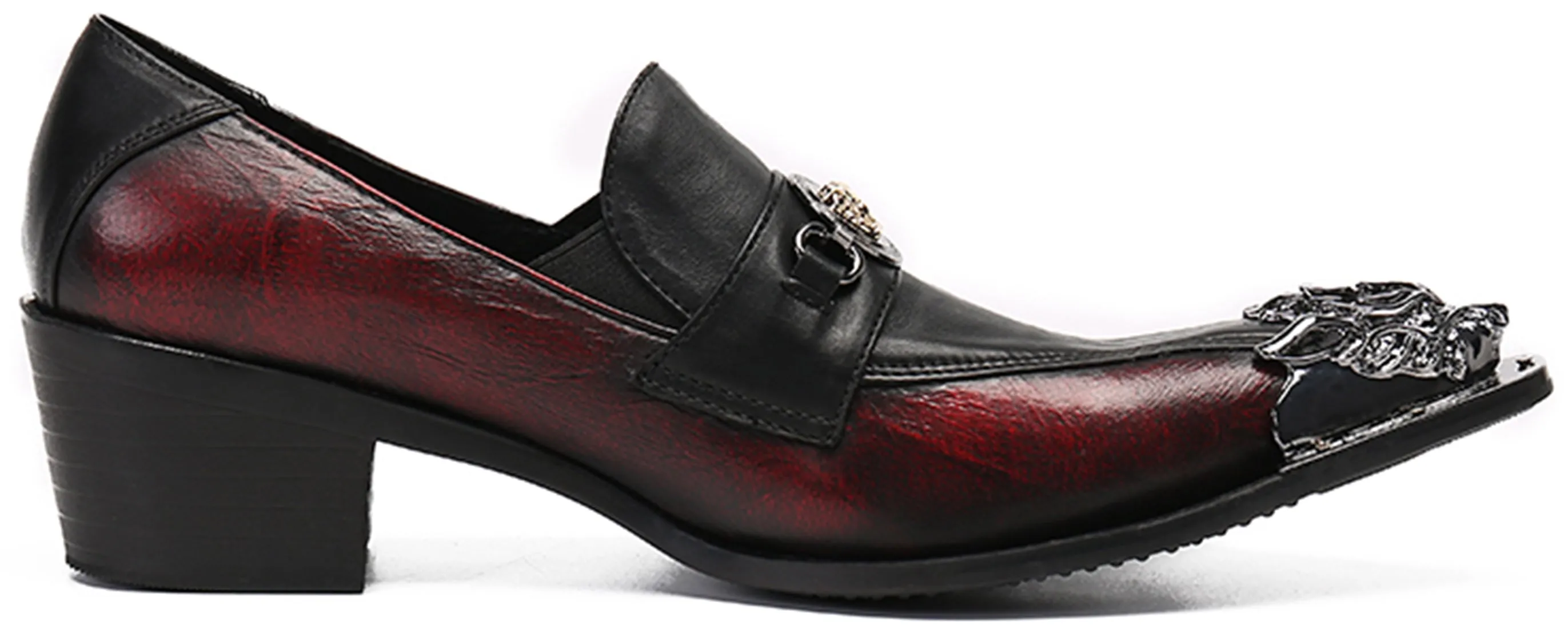 Men's Metal Tip Western Loafers