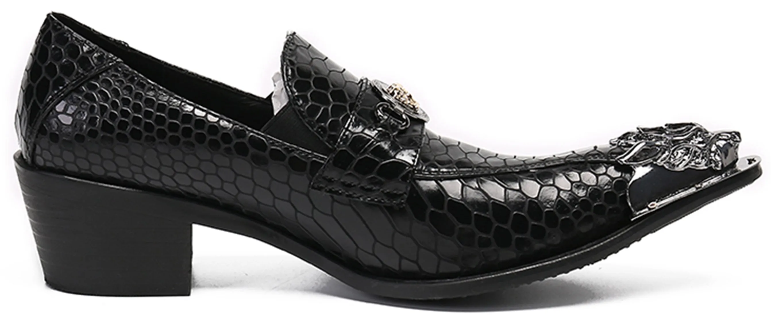Men's Metal Tip Western Loafers