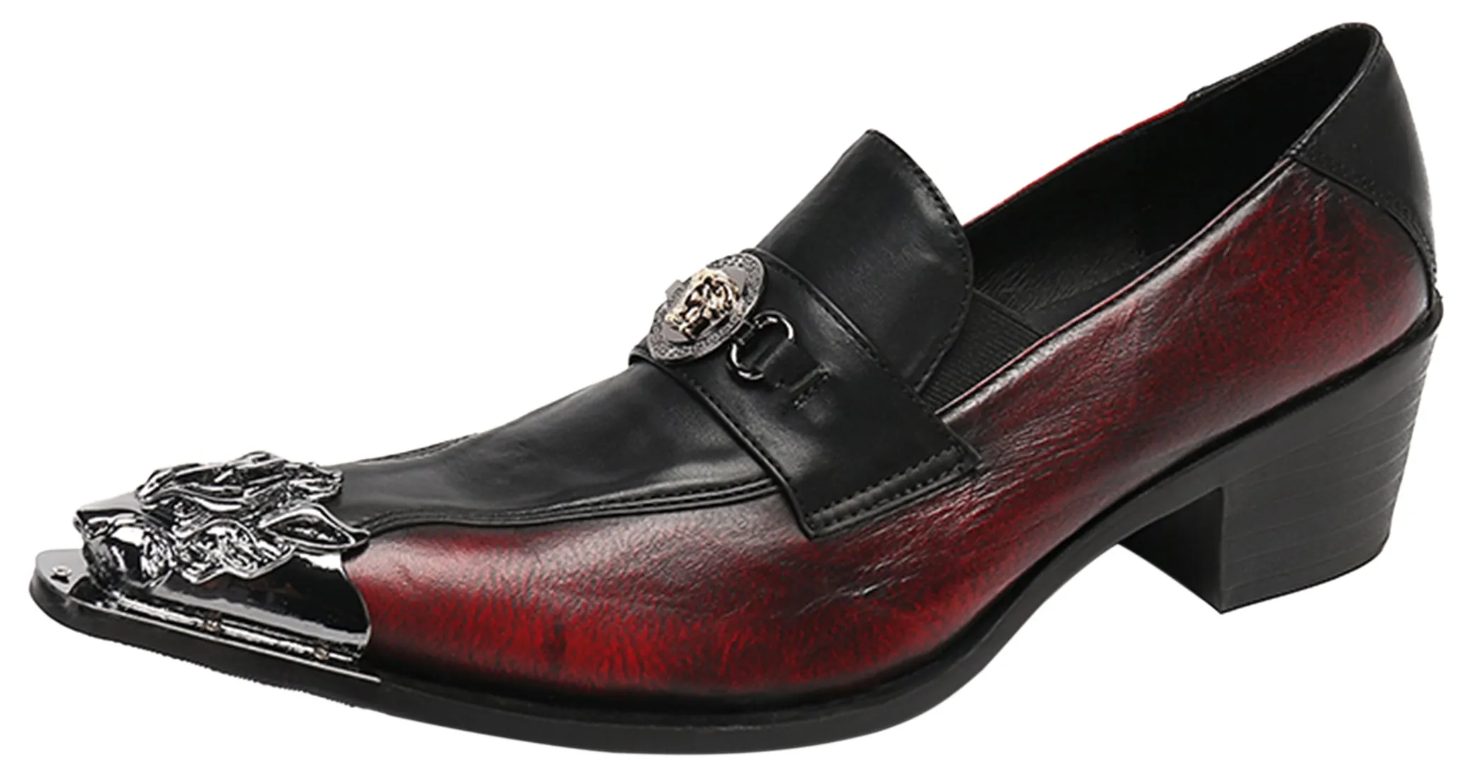 Men's Metal Tip Western Loafers