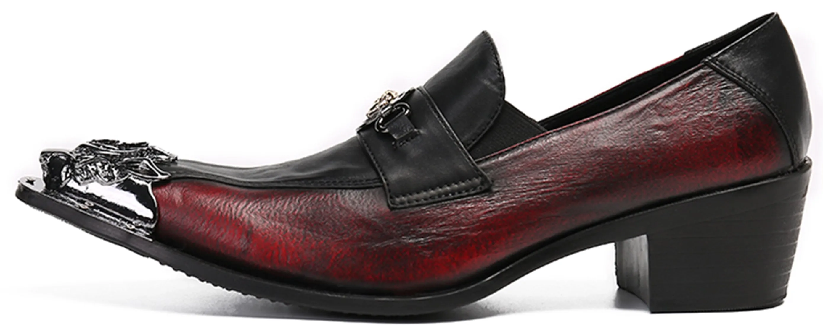 Men's Metal Tip Western Loafers