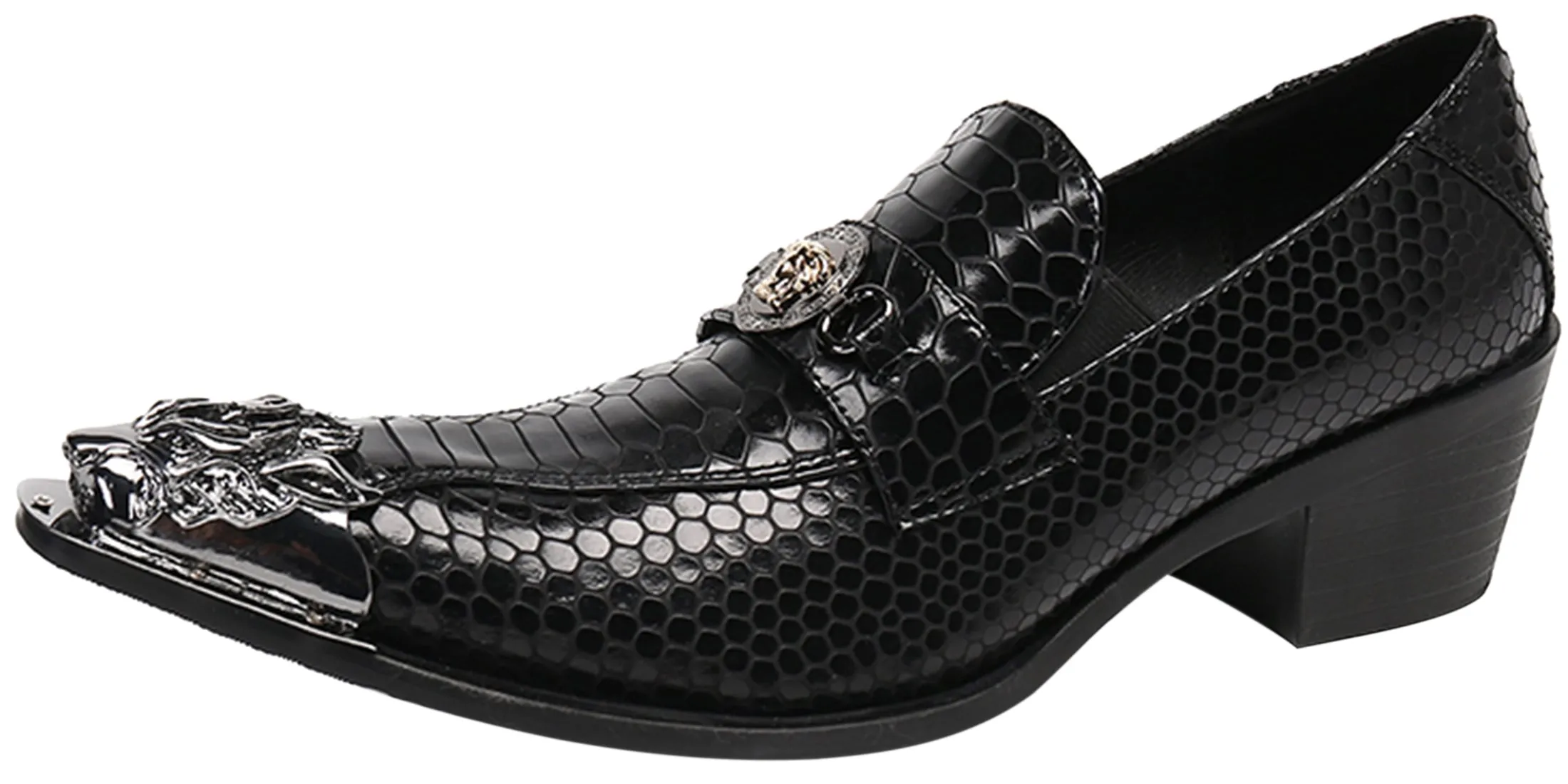 Men's Metal Tip Western Loafers