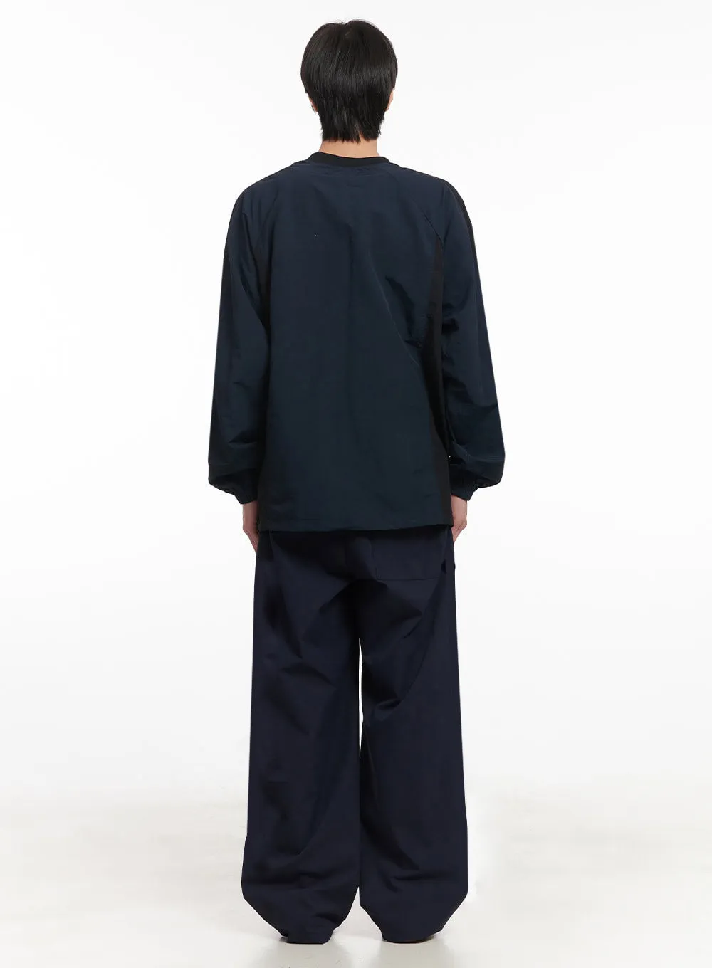 Men's Pintuck Windbreaker Sweatpants IA510