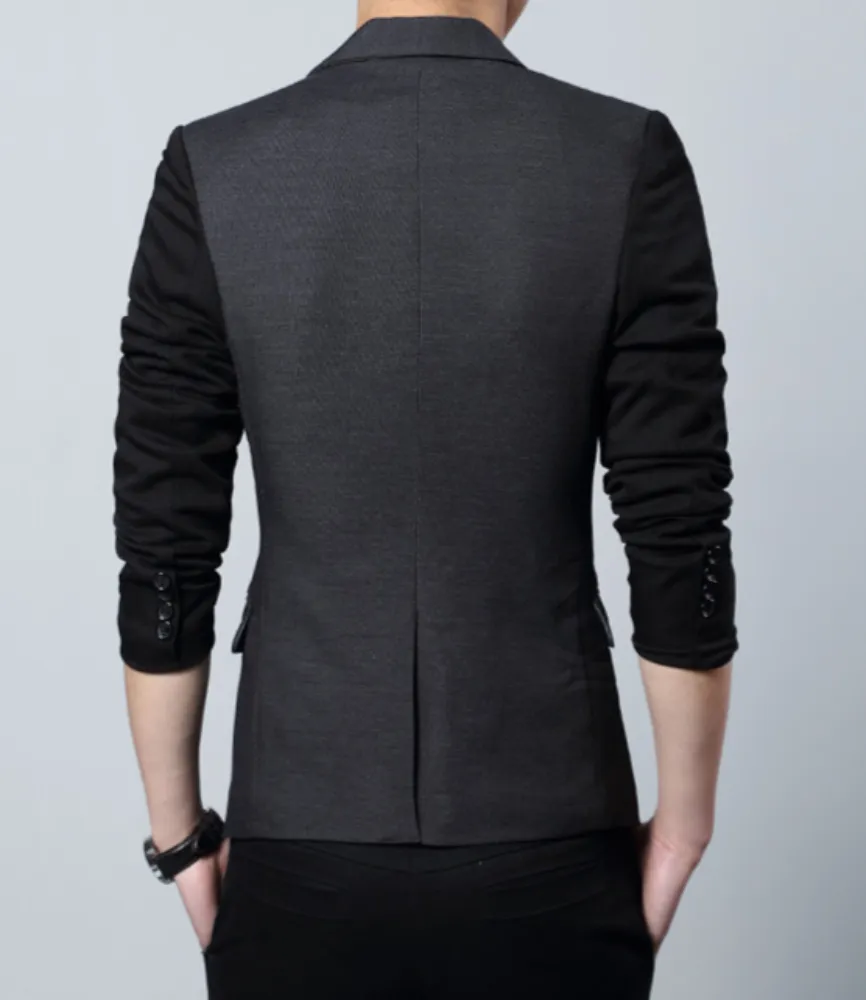 Men's Slim Fit TwoTone Blazer with Pocket
