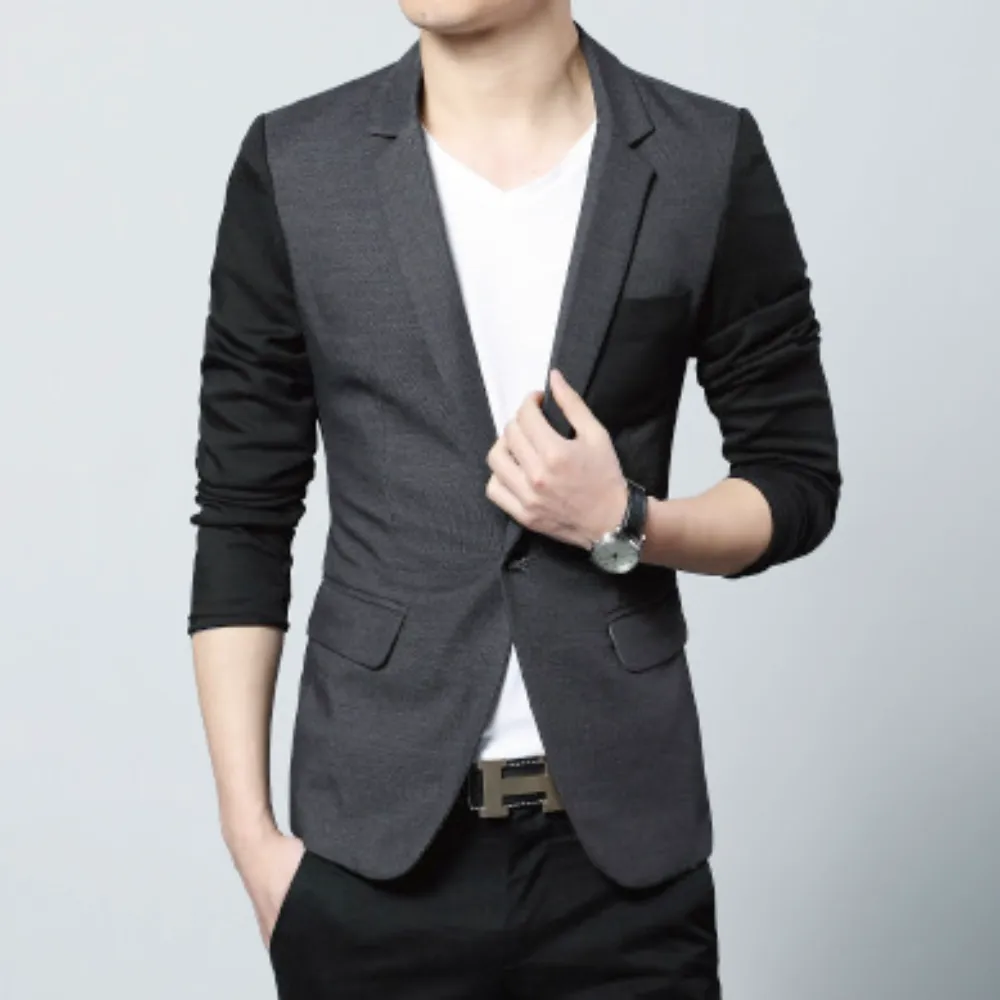 Men's Slim Fit TwoTone Blazer with Pocket
