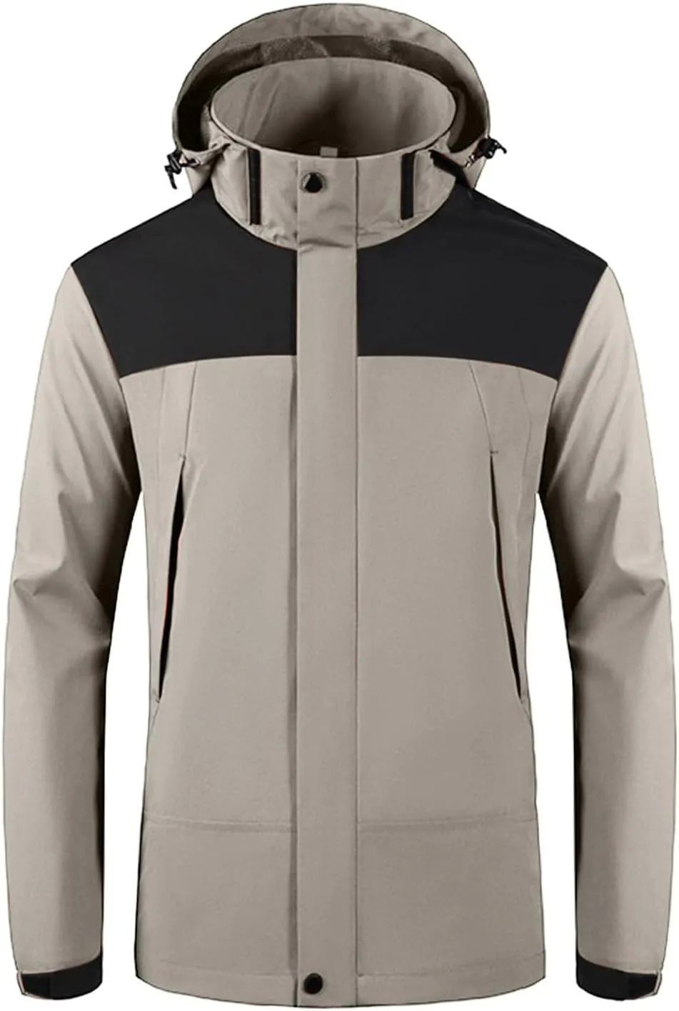 Mens Waterproof Rain Jackets For Business Casual Outdoor Softshell Jacket Windbreaker Fall Fashion Hooded Rainoats
