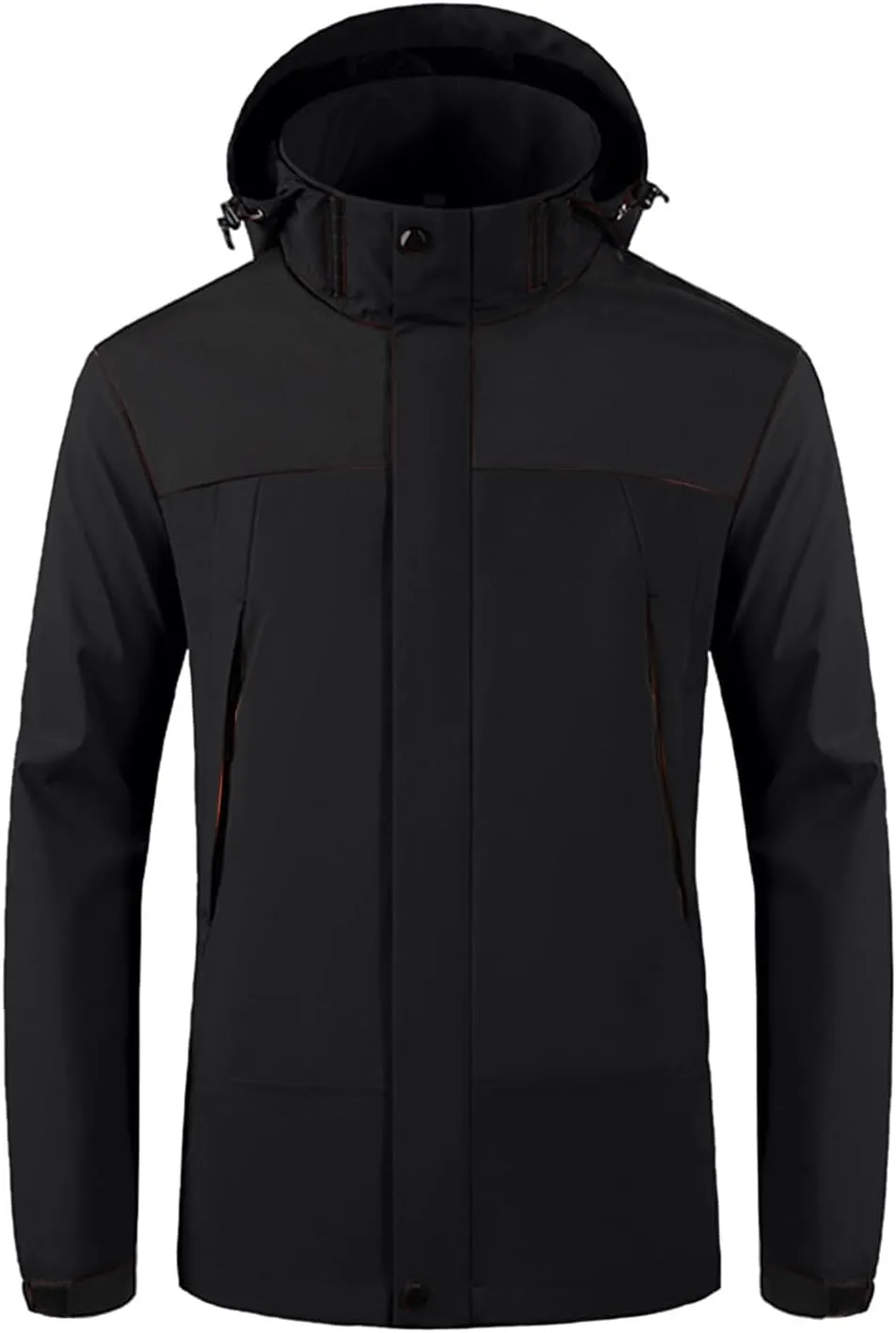 Mens Waterproof Rain Jackets For Business Casual Outdoor Softshell Jacket Windbreaker Fall Fashion Hooded Rainoats