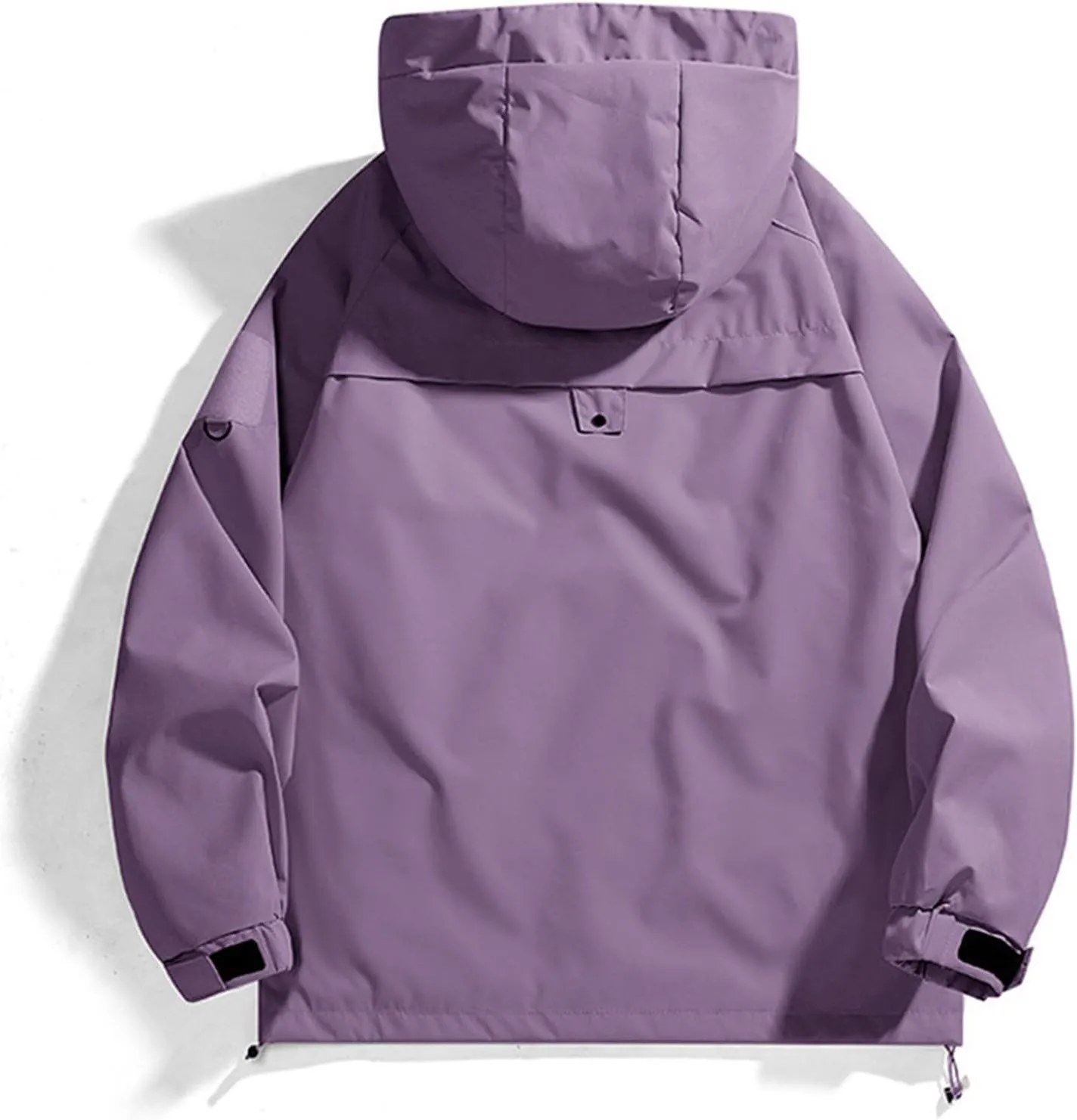Mens Windproof Jacket Lightweight Hooded Rain Jacket Outdoor Mountain Sport Jacket Shell Jacket Windbreaker Raincoat