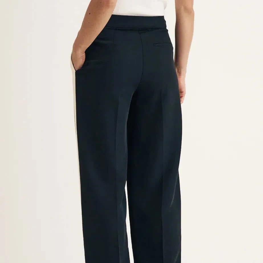 Nobody's Child Black Side Stripe Trousers