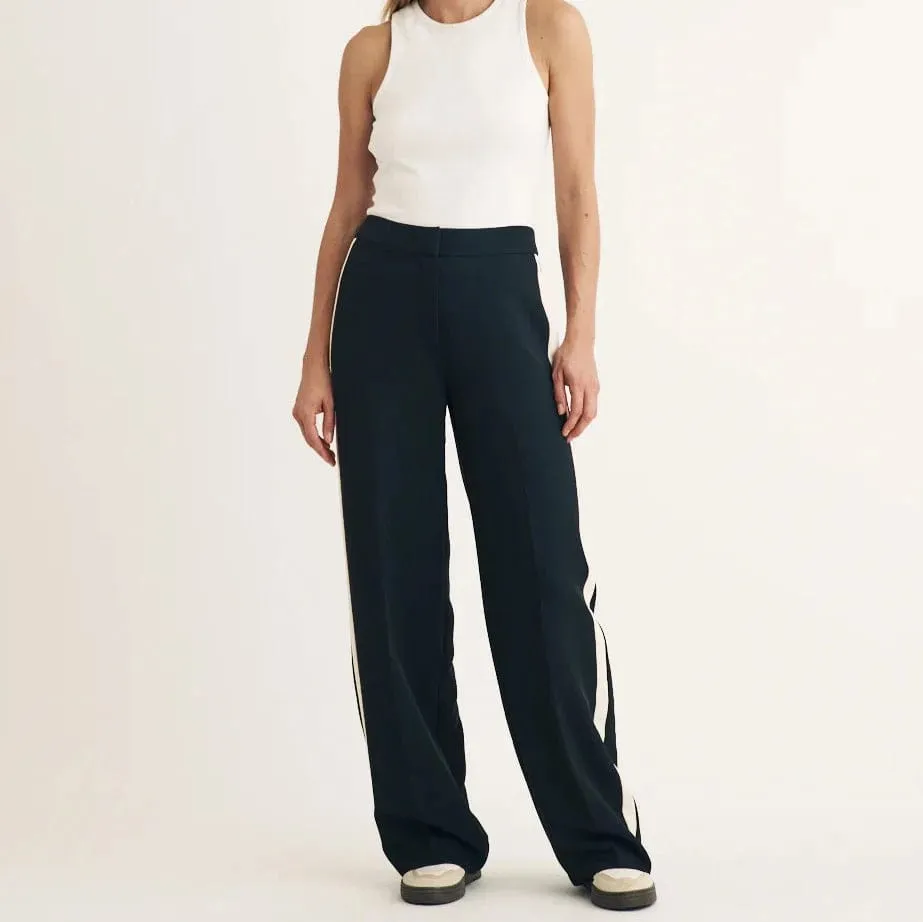 Nobody's Child Black Side Stripe Trousers