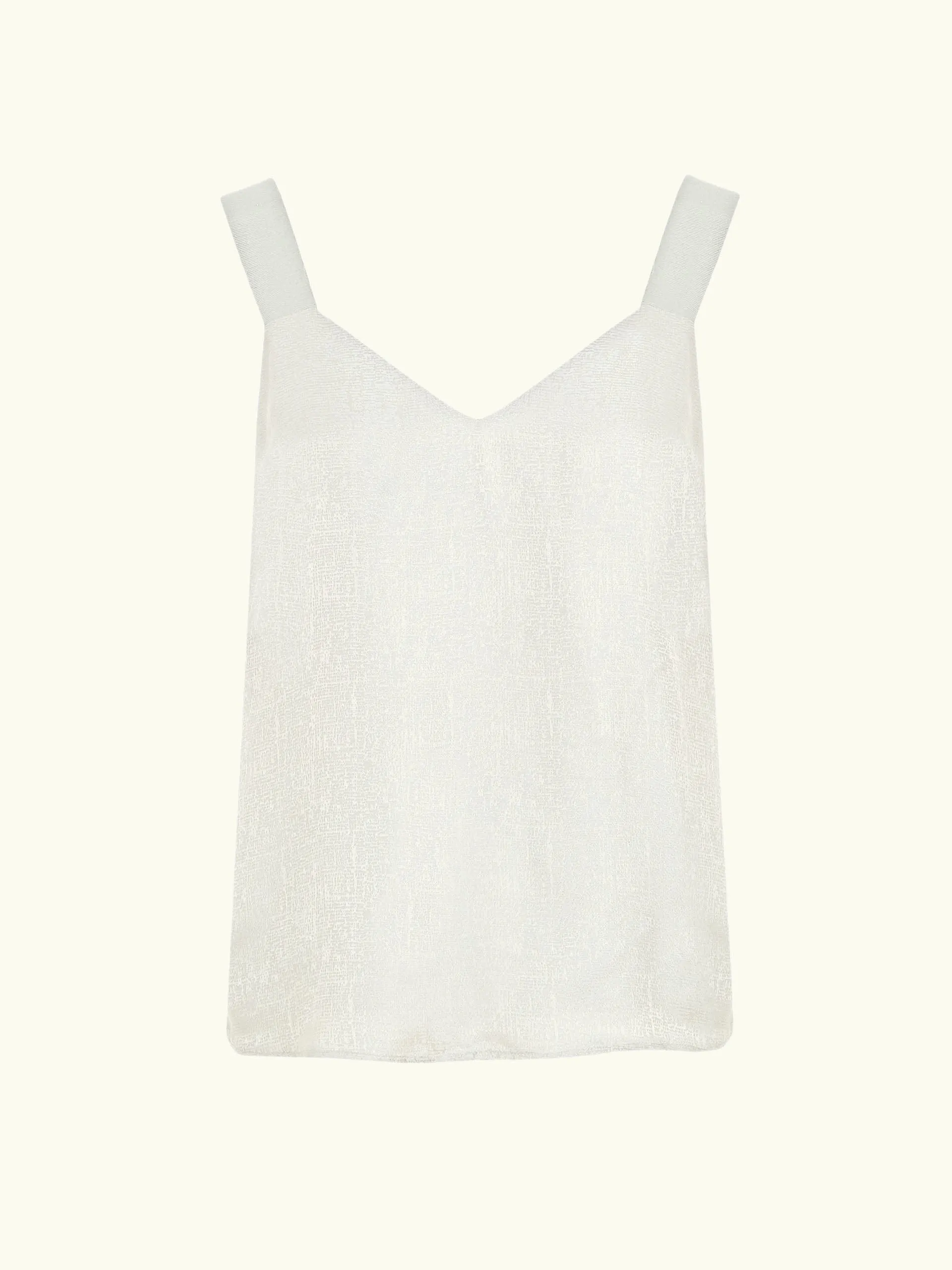 Opal Silk Blend Cami- Ecru