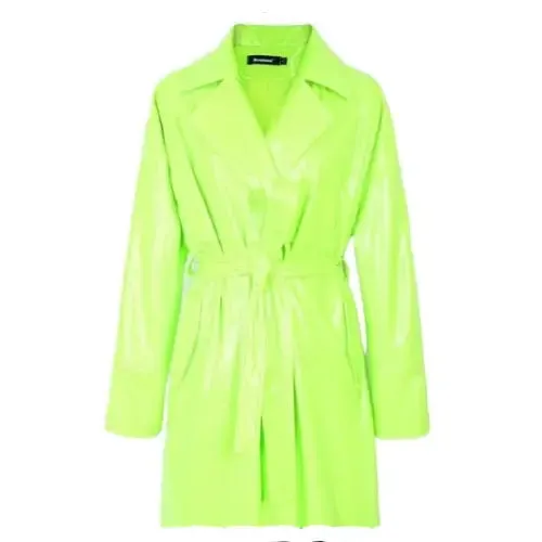 Oversize Shiny Patent Trench Coat