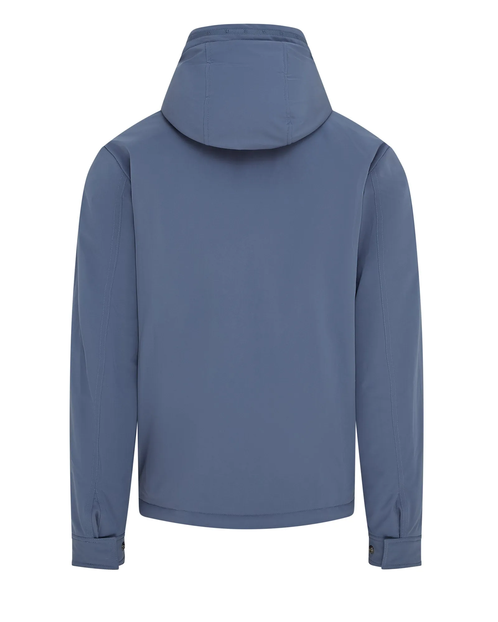 Paul & Shark Waterproof Typhoon Stretch Padded Windbreaker With E.M.W Pocket Protection (Petrol Blue)