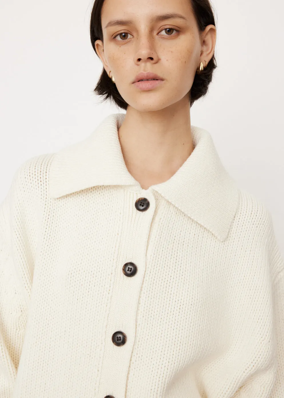 Polo Knit Cardigan
